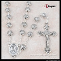 8mm Zinc Alloy Rose Beads Holy Rosary